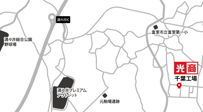 千葉工場地図